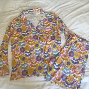 NWT women’s little sleepies pajama set petal power